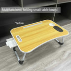 Simple, Sturdy and Durable, Wireless Charging, Foldable Small Table, Bed Laptop Table