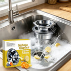 Lemon-Scented Garbage Disposal Cleaning Tablets – Deep Clean & Freshen Drains (12 Pack)