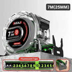 Fluorescent Tape Measure Waterproof Wear-Resistant Multipurpose Woodworking