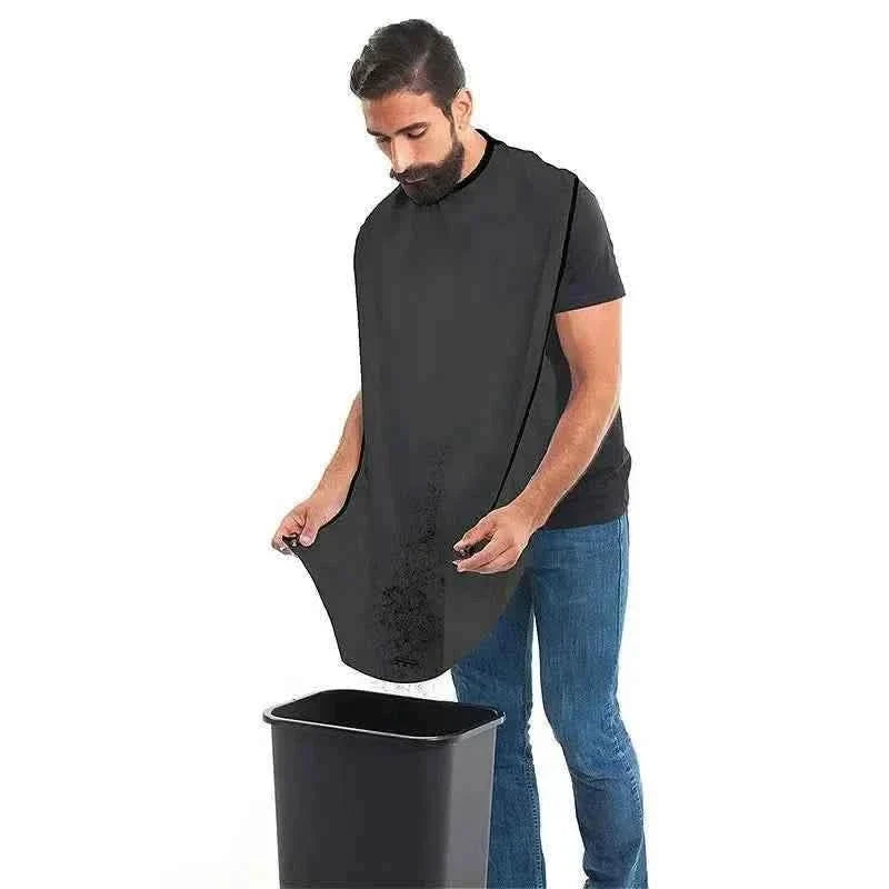 Male Shaving Apron Beard Catcher Cape Shaver Cleaning Hairdresser
