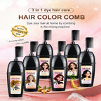 3-in-1 herbal hair coloring comb | Easy hair coloring at home with built-in brush