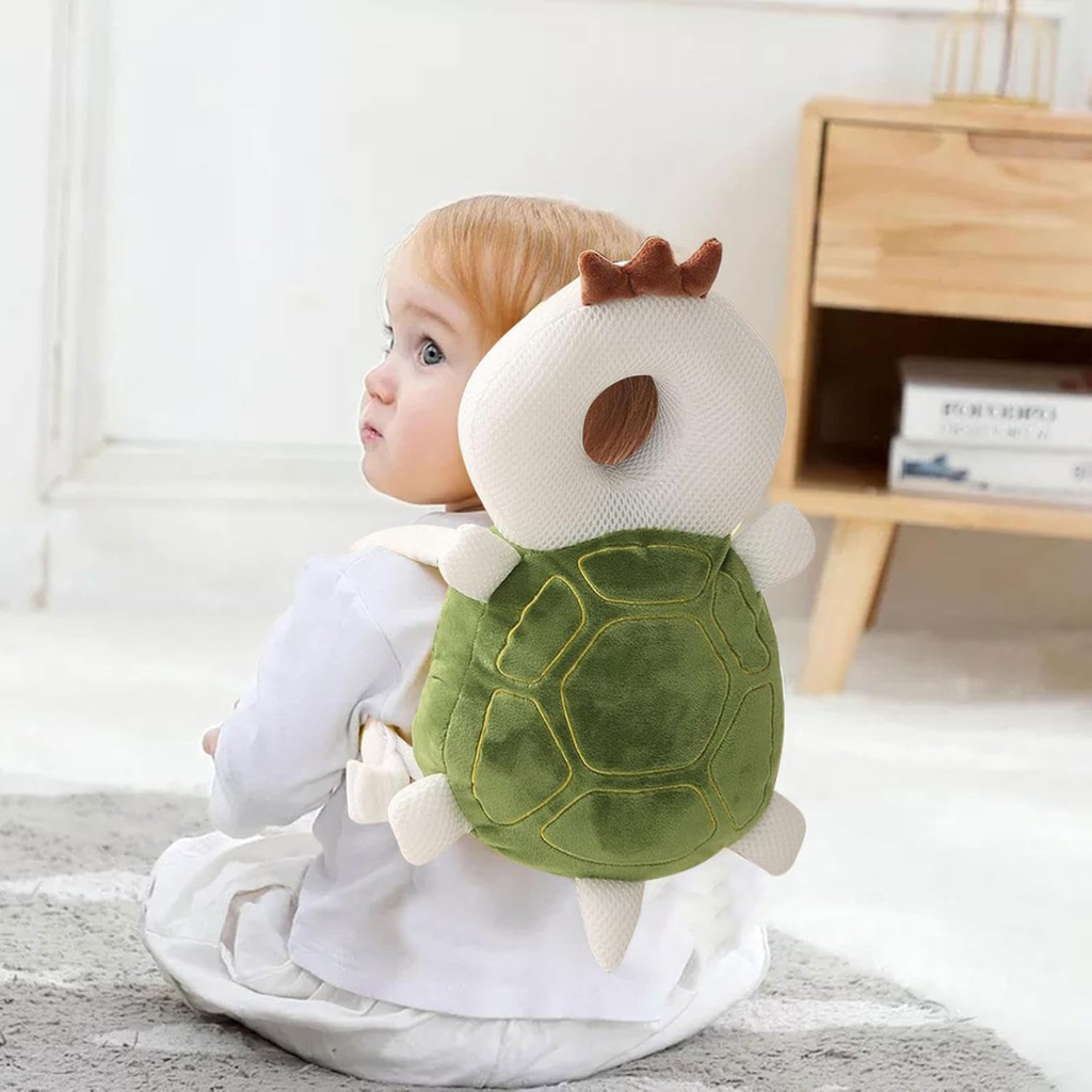 Turtle-Shaped Head Protection Cushion for Toddlers