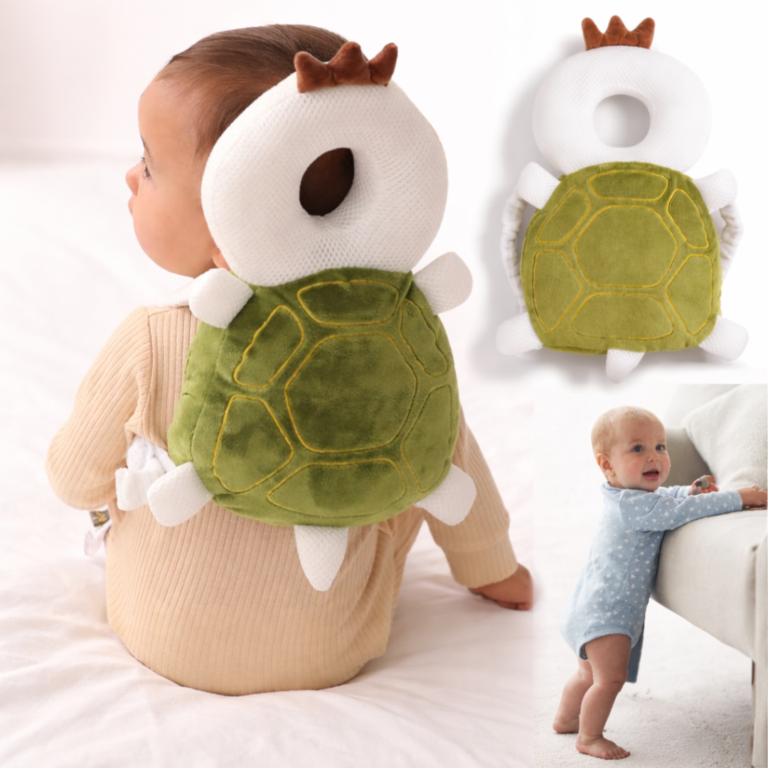 Turtle-Shaped Head Protection Cushion for Toddlers