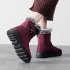 Womens Waterproof Heeled Snow Boot