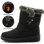 Womens Waterproof Heeled Snow Boot