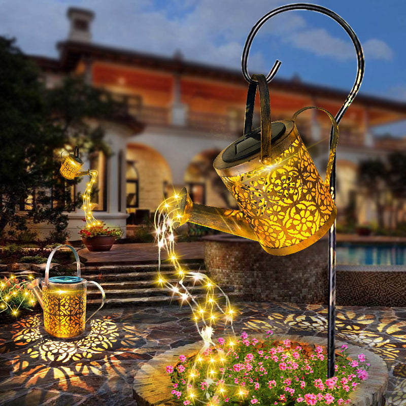 Moroccan Solar LED Garden Lantern