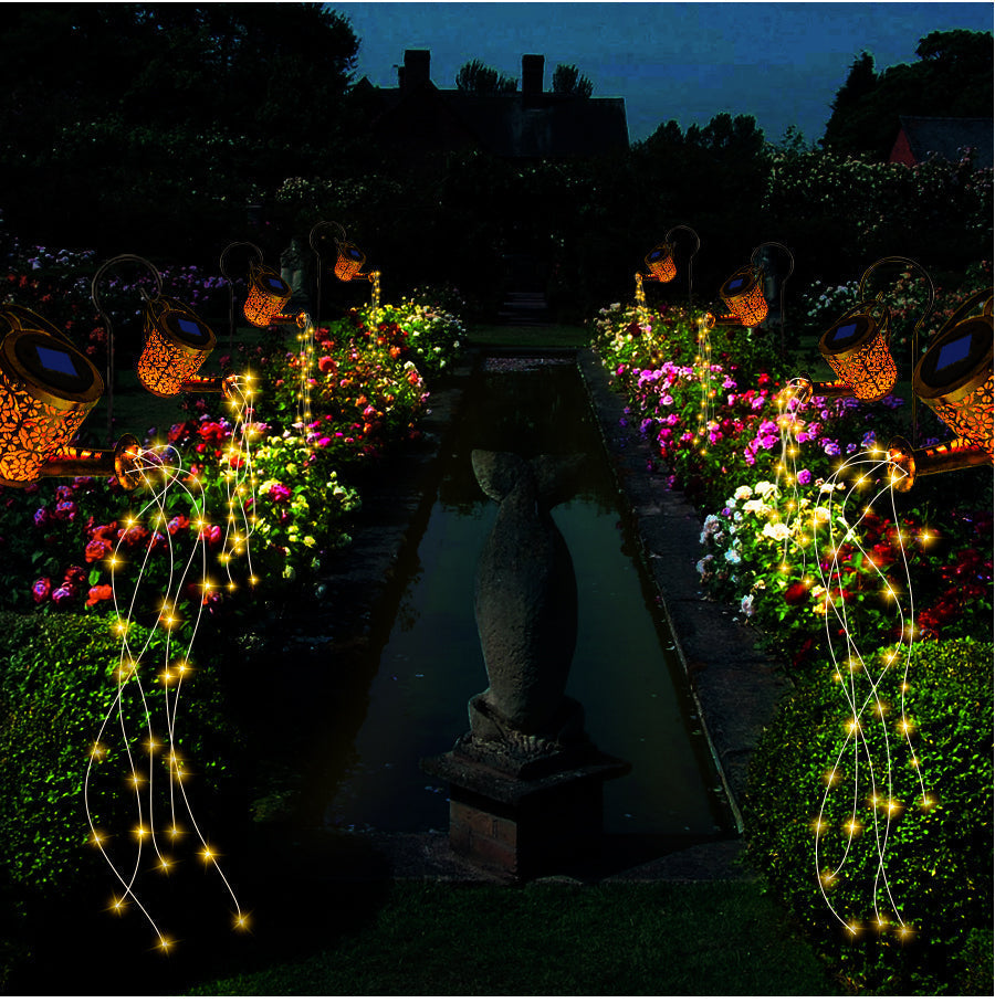 Moroccan Solar LED Garden Lantern
