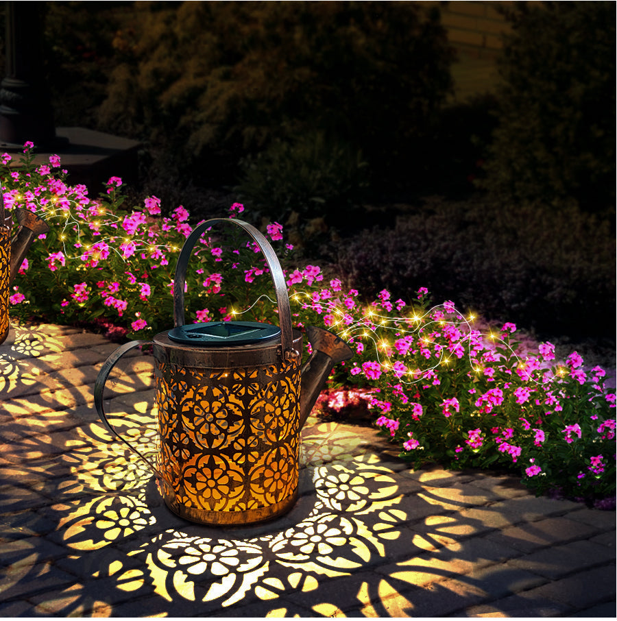 Moroccan Solar LED Garden Lantern
