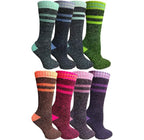 8-Pairs Women’s Thermal Moisture-Wicking Tube Socks
