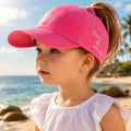 Summer Kids Baseball Cap Ponytail Sun Protection Hat