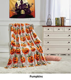 Soft Fleece Throw Blanket 50x60 – Lightweight Cozy Bed Couch Sofa Blanket for All Seasons