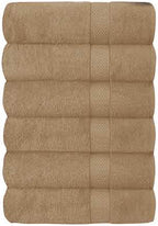 6-Piece Hotel & Spa 100% Cotton Bath Towel Set