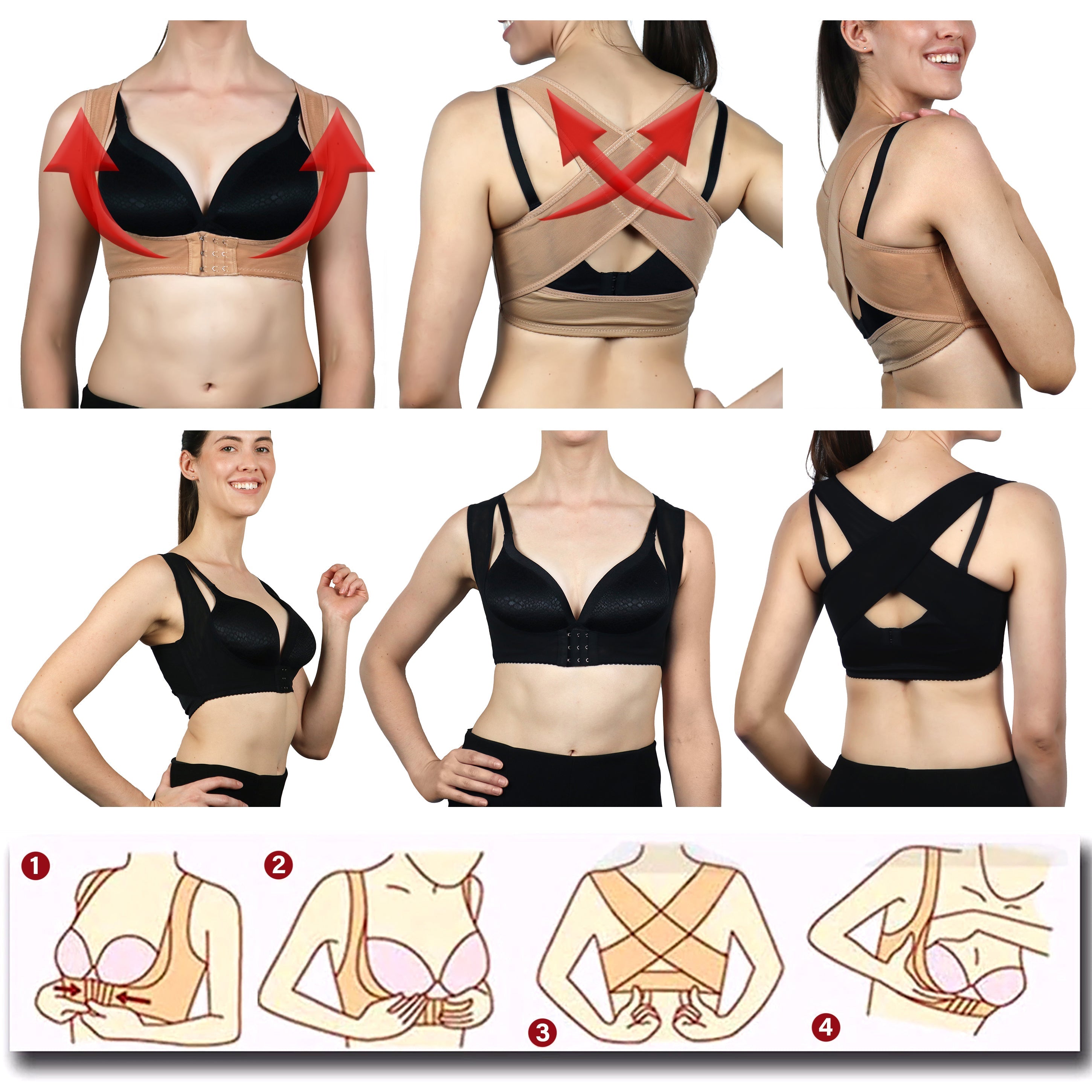 Women's Upper Back Support & Posture Correction