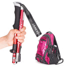 Trekking Poles Foldable Telescopic Hiking Support Stick