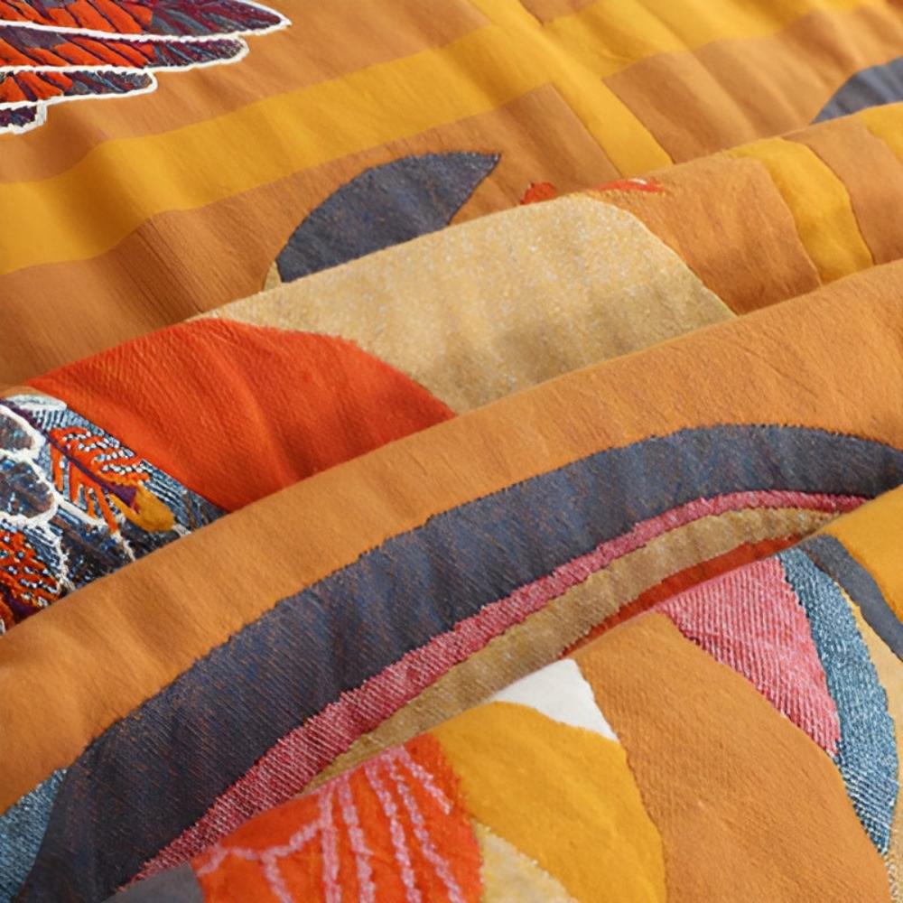 Tropical Toucan Print Throw Blanket