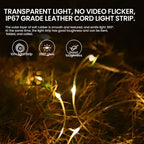 Waterproof, Portable, Stowable String Of Lights For Outdoor Use