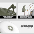 Waterproof, Portable, Stowable String Of Lights For Outdoor Use