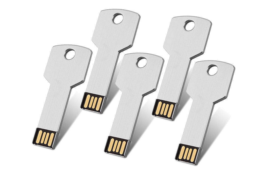 Key Style USB 2.0 Flash Drive Unprinted