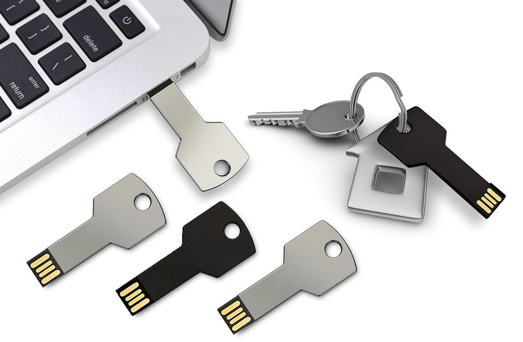 Key Style Bundle USB 2.0 Flash Drive Unprinted