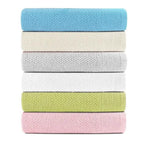 6-Piece: Dan River Popcorn Cotton Bath Towel Set