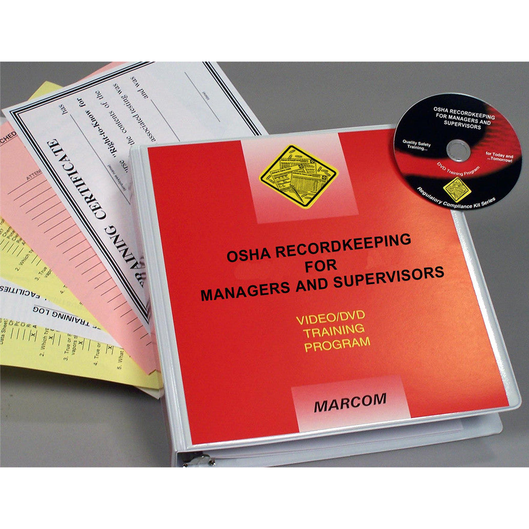 OSHA Recordkeeping for Managers and Supervisors DVD