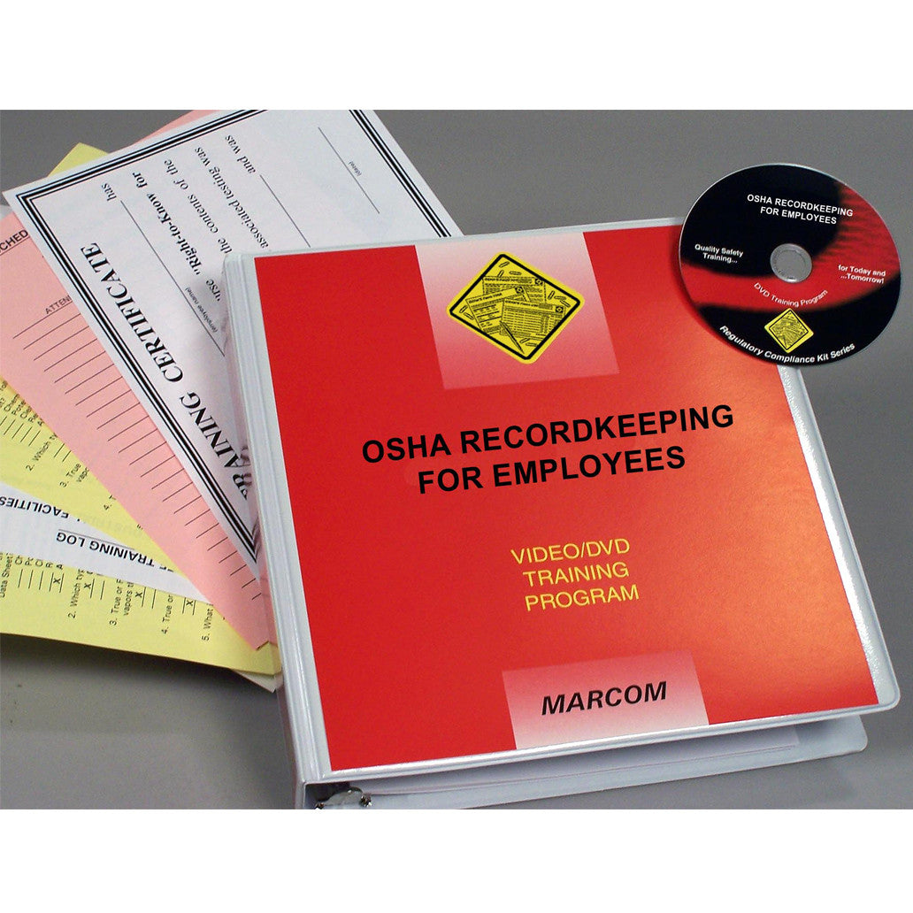 OSHA Recordkeeping for Employees DVD