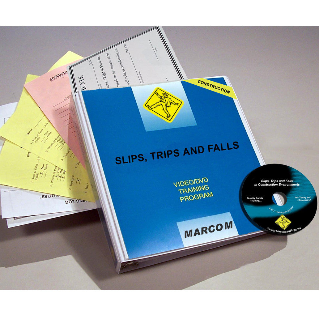 Slips, Trips, and Falls in Construction Environments DVD