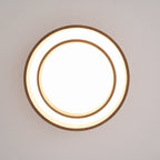 Vaako Ceiling Lamp | Walnut Finish LED Ceiling Light