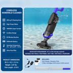Pool Vacuum Cordless Cleaner Rechargeable Handheld