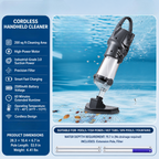 Pool Vacuum Cordless Cleaner Rechargeable Handheld