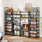 Stackable Shoe Rack Bookshelf Storage Shelf Freestanding Organizer for Entryway