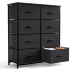 8 Drawer Dresser Storage Organizer Fabric Drawers Chest Bedroom Hallway Unit