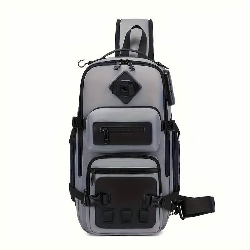 Anti-Theft Sling Bag Men Crossbody Chest Backpack USB Waterproof Travel Bag