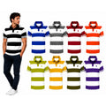 Men's Striped Short Sleeve Polo Shirt (4-Pack)