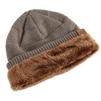Beanie Winter Hat Knit Acrylic Lined Slouch Style