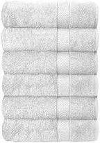 6-Piece Hotel & Spa 100% Cotton Bath Towel Set
