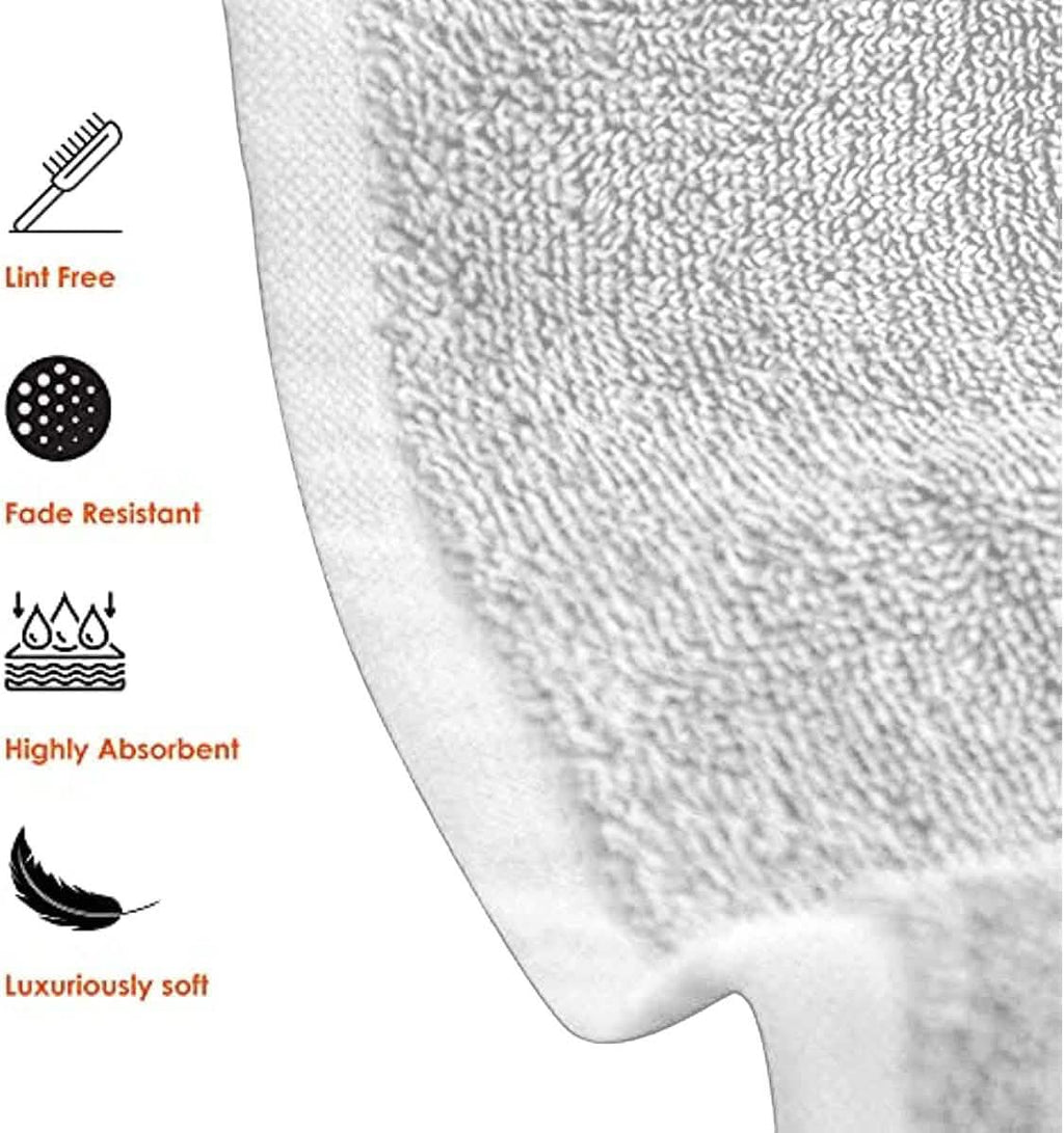 6-Piece Hotel & Spa 100% Cotton Bath Towel Set