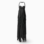 Women's Formal Maxi Long Dress Pleated Off-Shoulder Gown