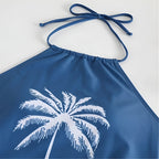 Women's Tankini Swimsuit Beach Swimwear Halter Bathing Suit