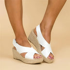 Women's Wedge Sandals Espadrilles Ankle Strap Anklessole