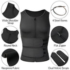 Workout Vest Neoprene Adjustable Fitness Body Training Garment