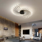 Modern Sunburst Ceiling Light Fixture