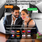 AI-Powered Wireless Bluetooth 5.4 Earphones | Ultra-Clear Translation & Perfect iOS & Android Fit!