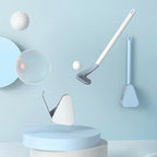 Hygienic Silicone Toilet Brush With Wall Mount