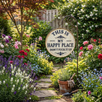 Funny Garden Metal Sign – Vintage Decor