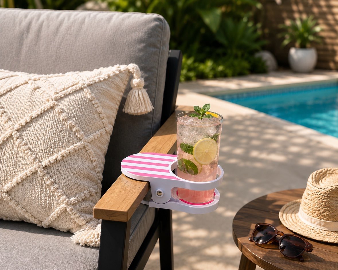 Clip-On Drink Holder – Secure Your Beverage Anywhere