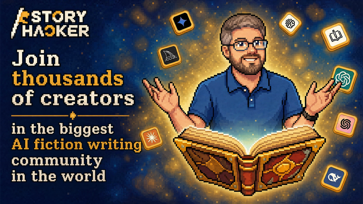 Story Hacker AI - Write your first novel in 90 days with AI assistance, without losing your creativity, ethics, or voice.