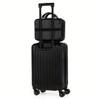 2-Piece Spinner Luggage Set – 20” Carry-On & 14” Crossbody Handbag