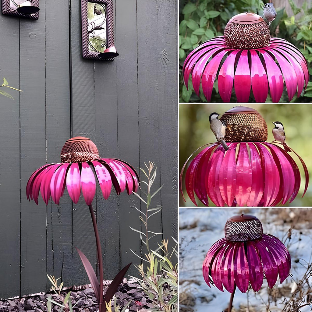 Flower-Shaped Bird Feeder