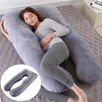 U-Shaped Maternity Pillow – Cooling Pregnancy Support Pillow